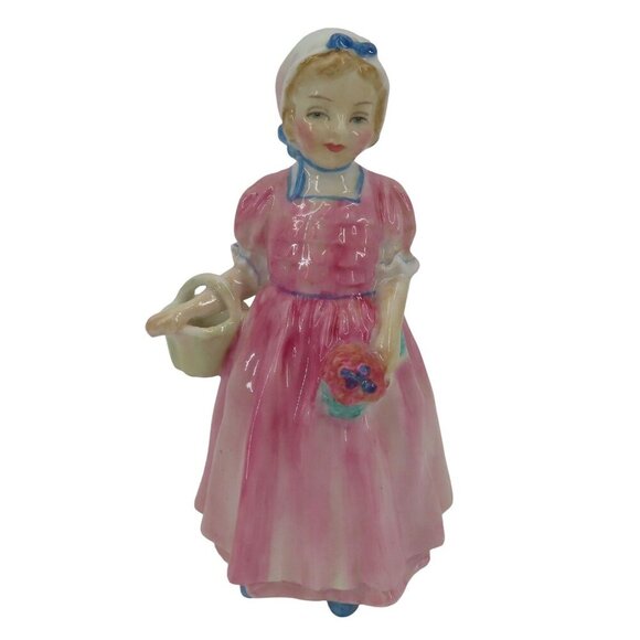 Royal Doulton Tinkle Bell England Fine Bone China Girl Figurine Statue 800371 - Picture 1 of 11